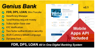 Genius Bank - All in One Digital Banking System (script)