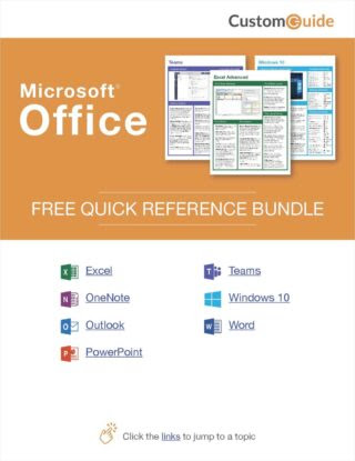 Microsoft Office 2019 - Free Reference Card Bundle (Ebook)